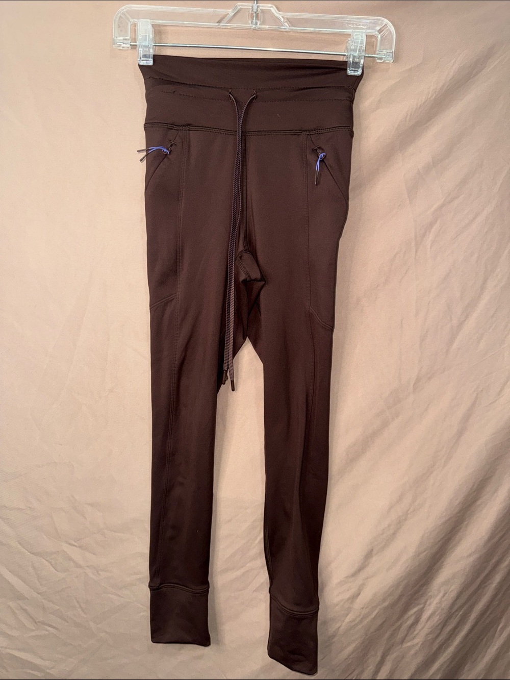 NWOT Aerie OFFLINE Brown High-Rise Short Inseam Leggings